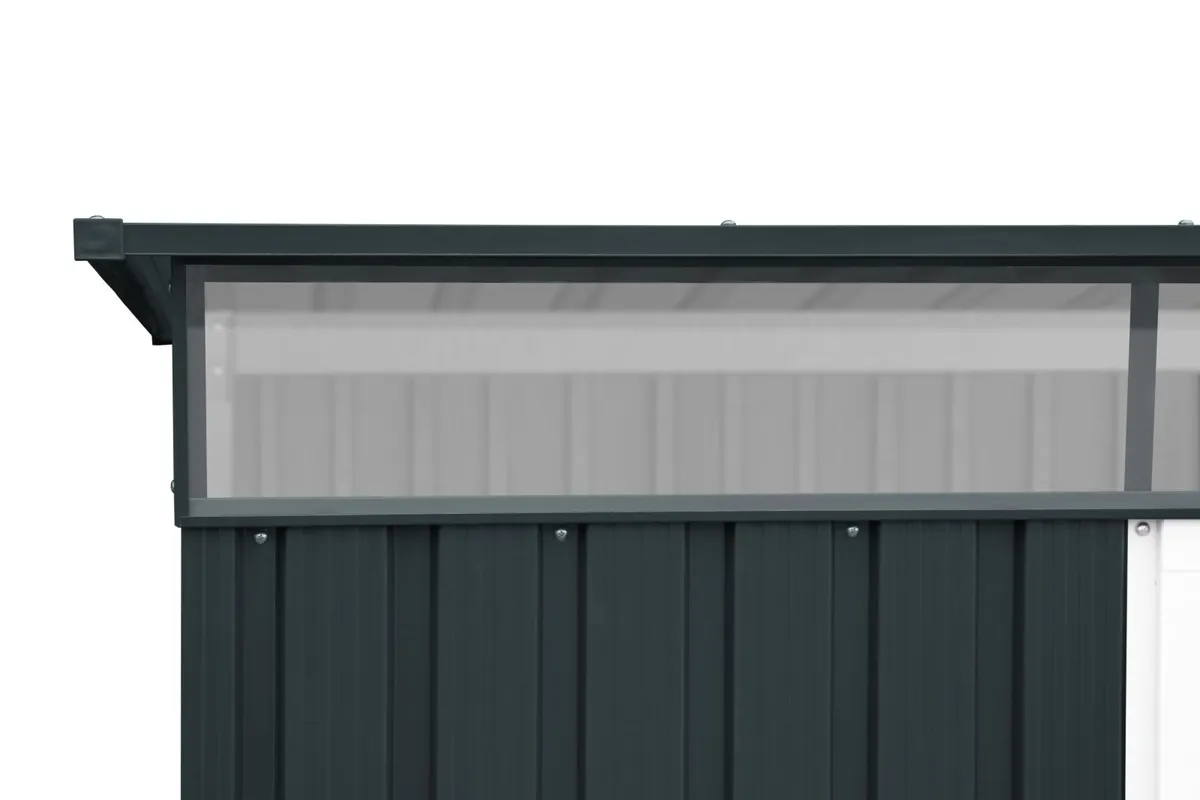 🏠 8x6 TOP PENT SKYLIGHT STEEL GARDEN SHED - Image 4
