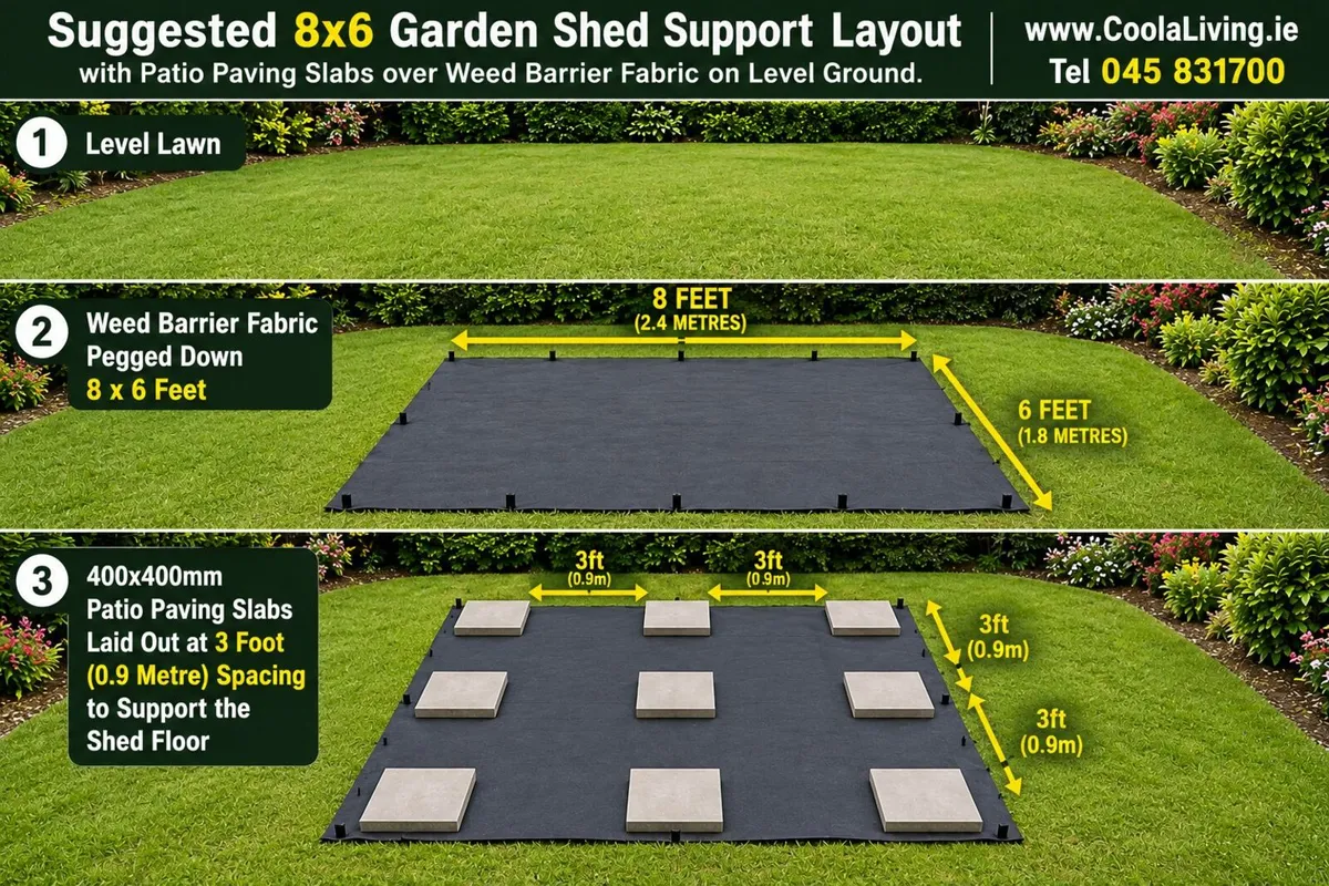 🏡 8x6 DELUXE TIMBER APEX GARDEN SHED - Image 1