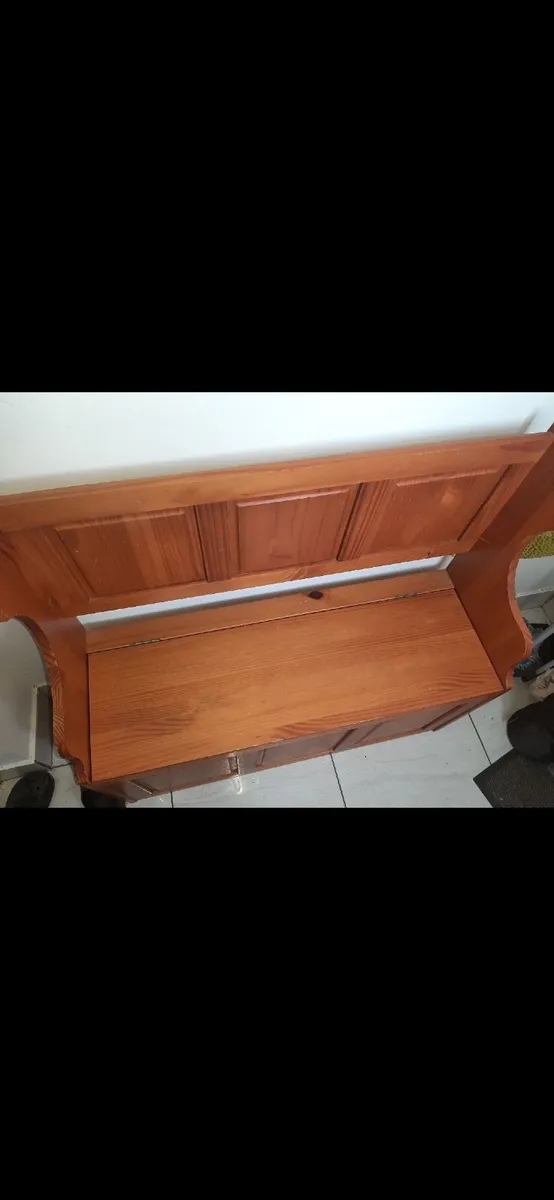Wooden Seat/Ottoman - Image 3