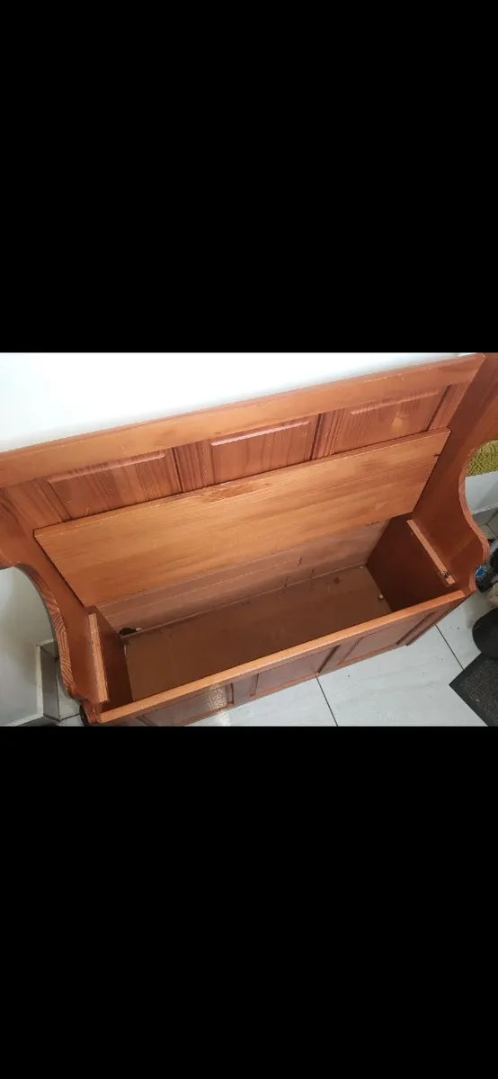 Wooden Seat/Ottoman - Image 4