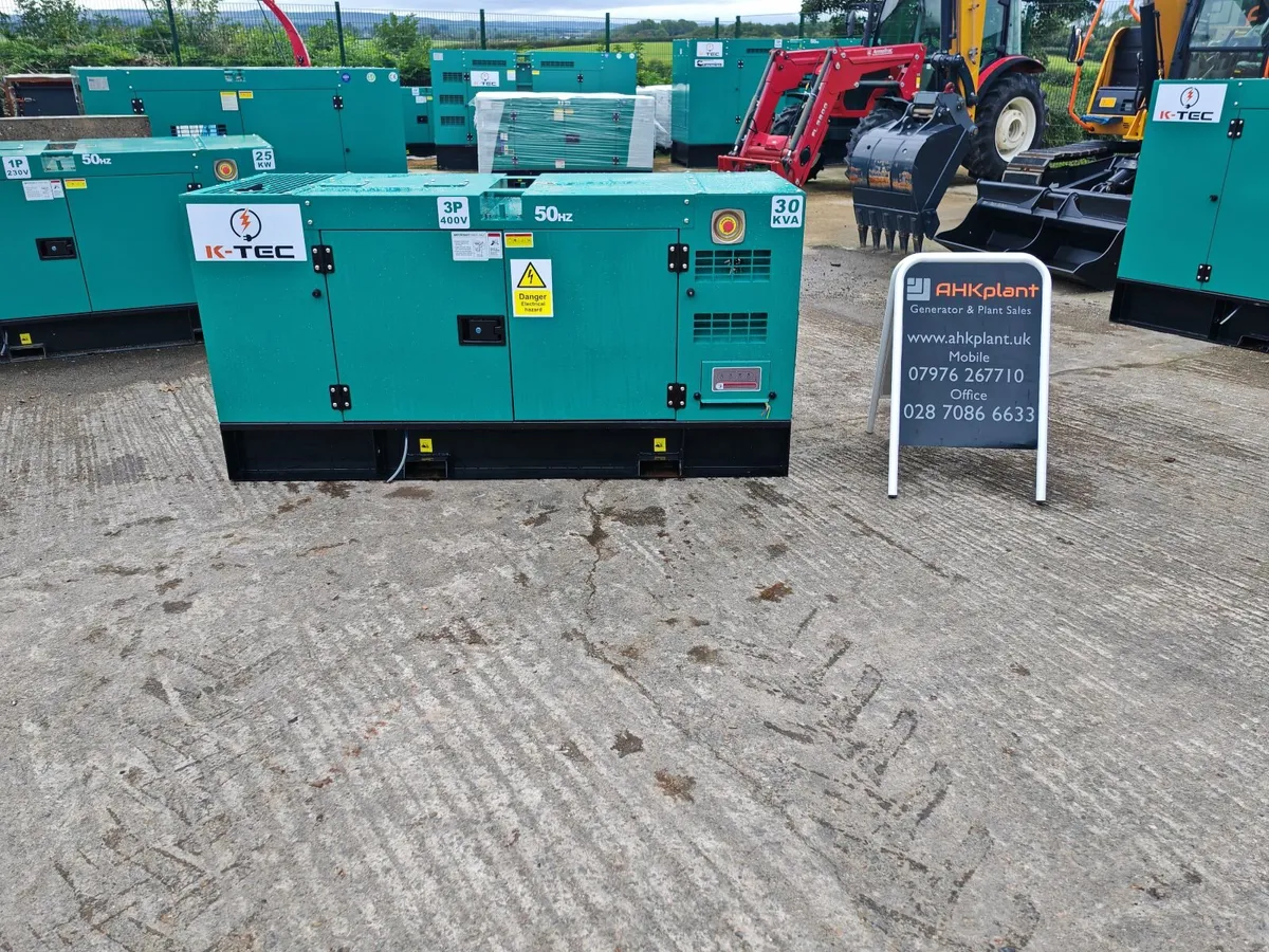 Generator 30 KVA 3 Phase KTEC  NEW - Image 1