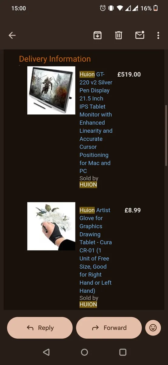 Huion Kamvas GT-220, 21.5-inch 1080p - Image 1
