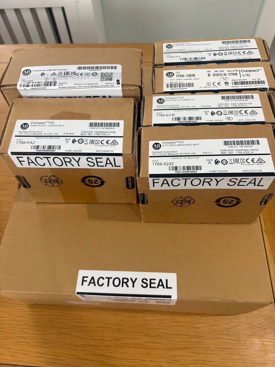 New Allen-Bradley PLC, HMI & Compact I/O Parts - Image 1