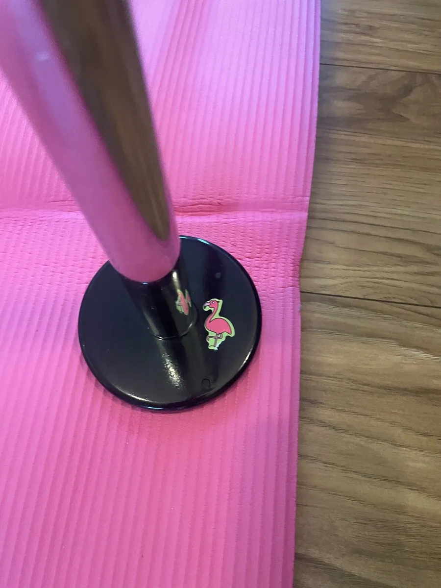 Pink Gymnastics Bar with Mat - Image 3