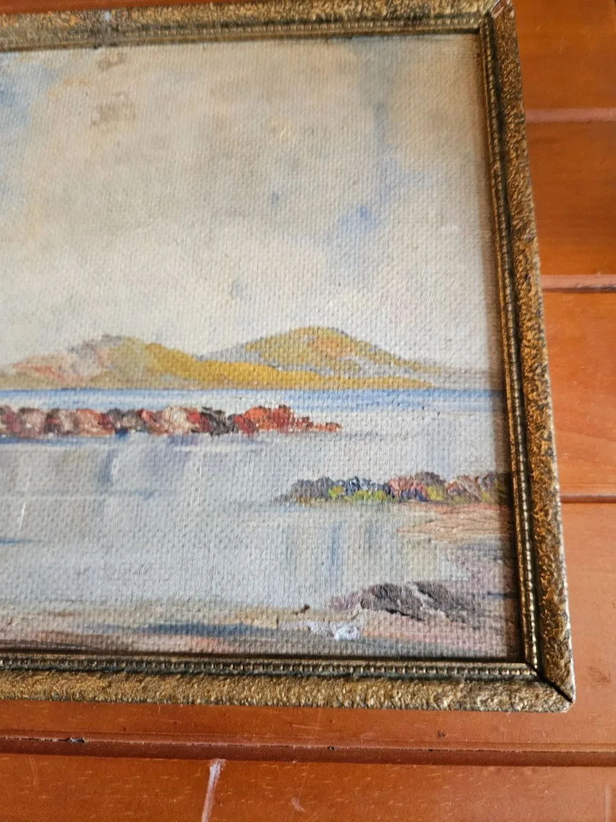 Vintage Picture Oil on Board - Image 3