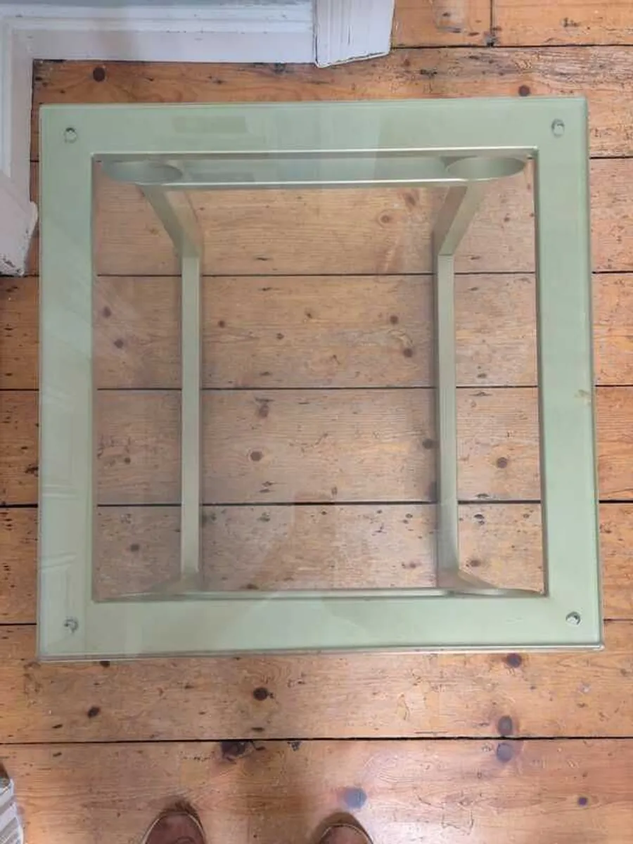 Glass and metal side tables - Image 4