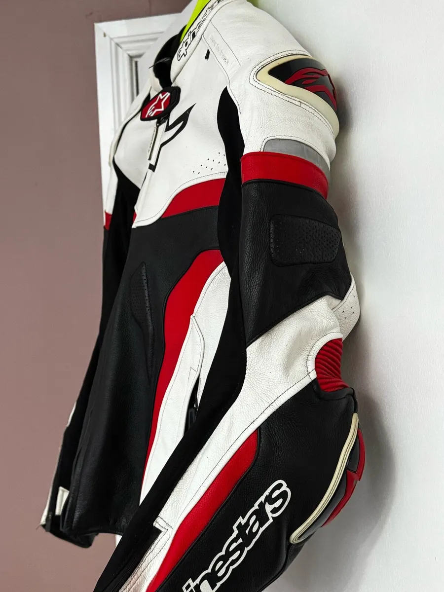 Alpinestars Leather Motorcycle Jacket – Size 56 - Image 2