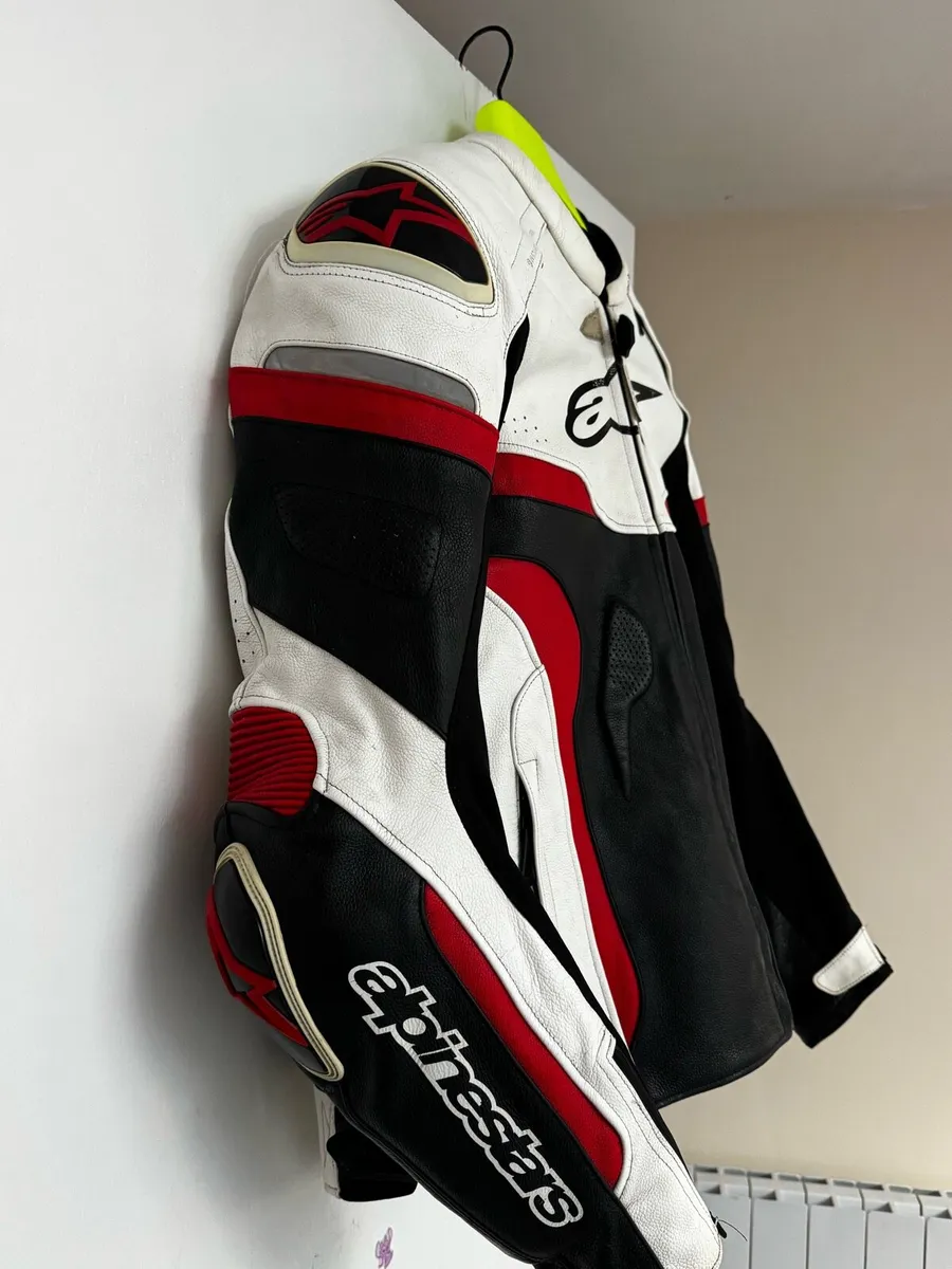 Alpinestars Leather Motorcycle Jacket – Size 56 - Image 3