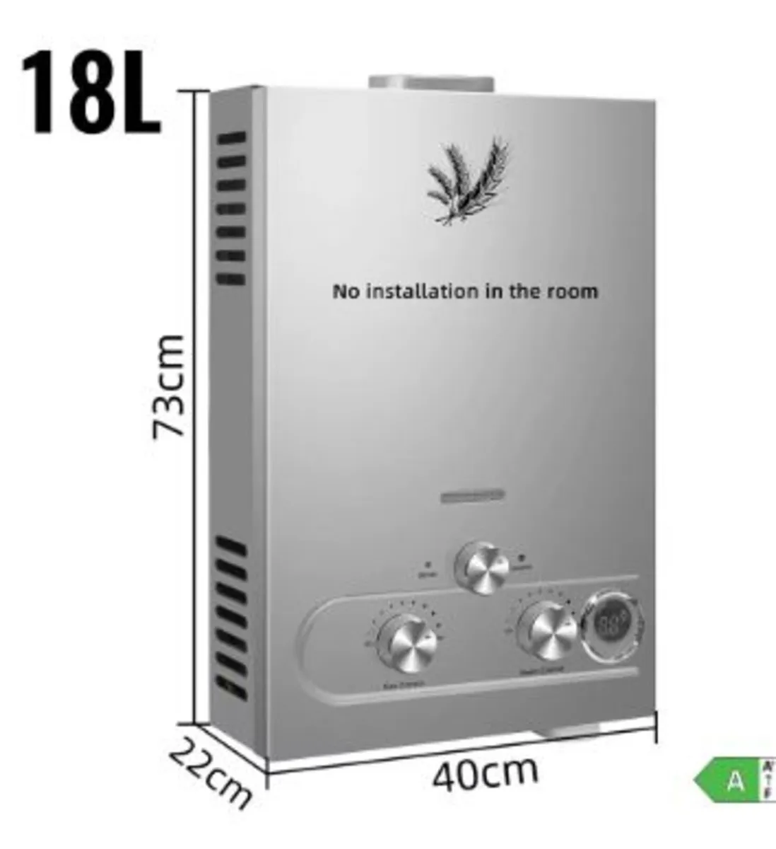 LPG  Gas Water Heater  18L - Image 1