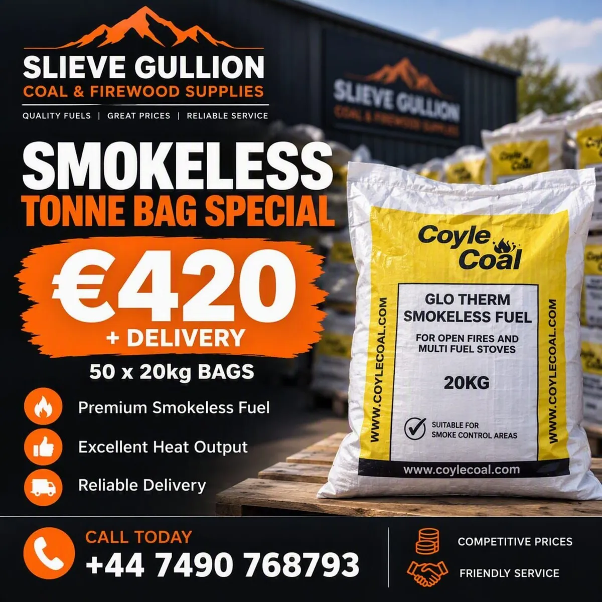 Smokeless coal