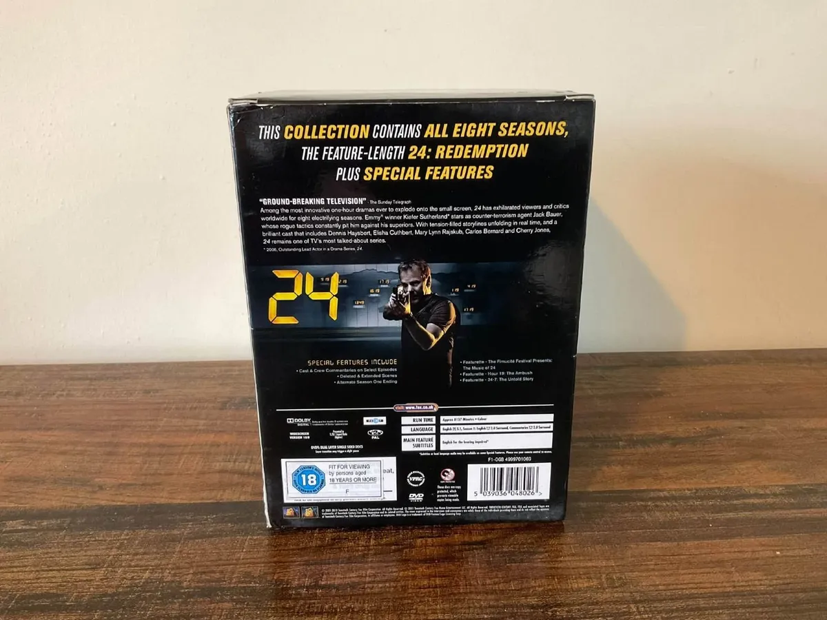 24 Complete Series 1–8 DVD Box Set - Image 3