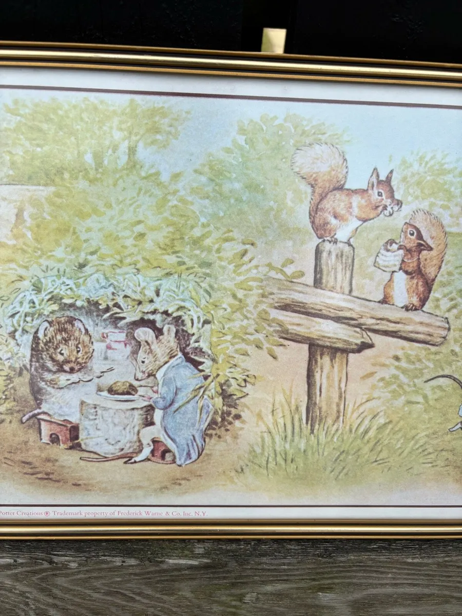 Vintage Beatrix Potter and Peter Rabbit prints - Image 3