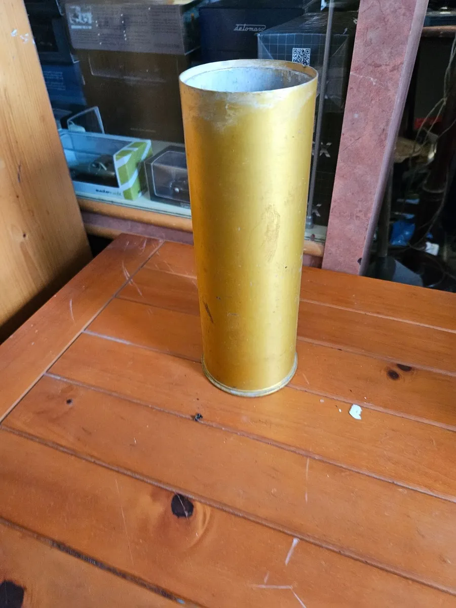 Irish Army Defence Forces Shell Casing - Image 1