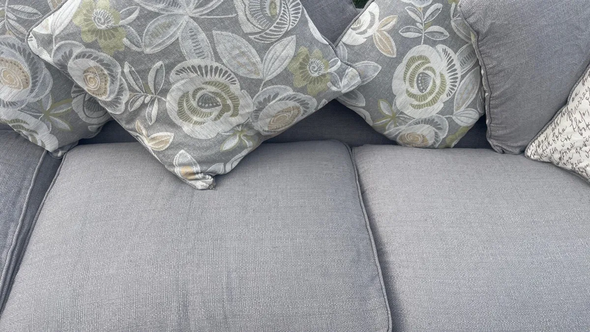 Grey Harvey Norman corner sofa/sofabed  L shaped - Image 2