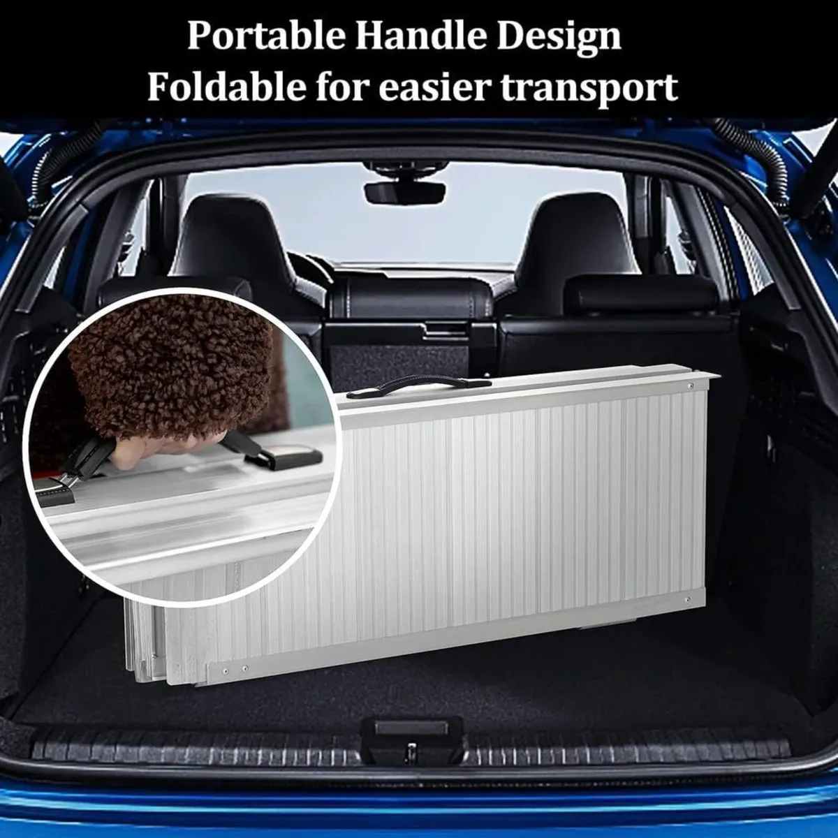 Aluminium Folding Mobility Ramp 3ft Portable - Image 4