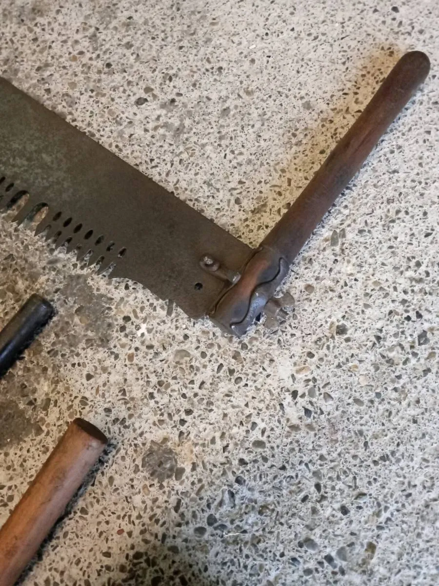 Vintage cross cut saw - Image 2