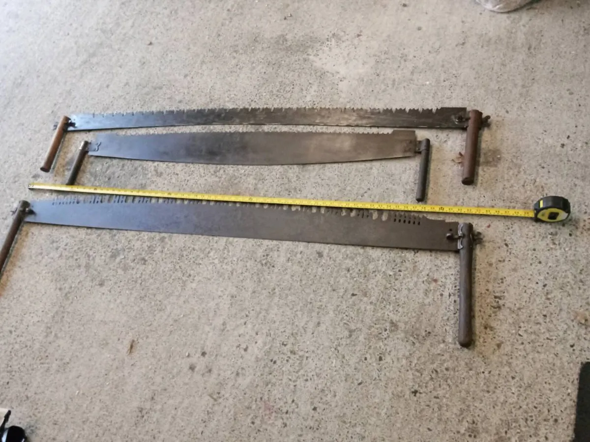 Vintage cross cut saw - Image 3