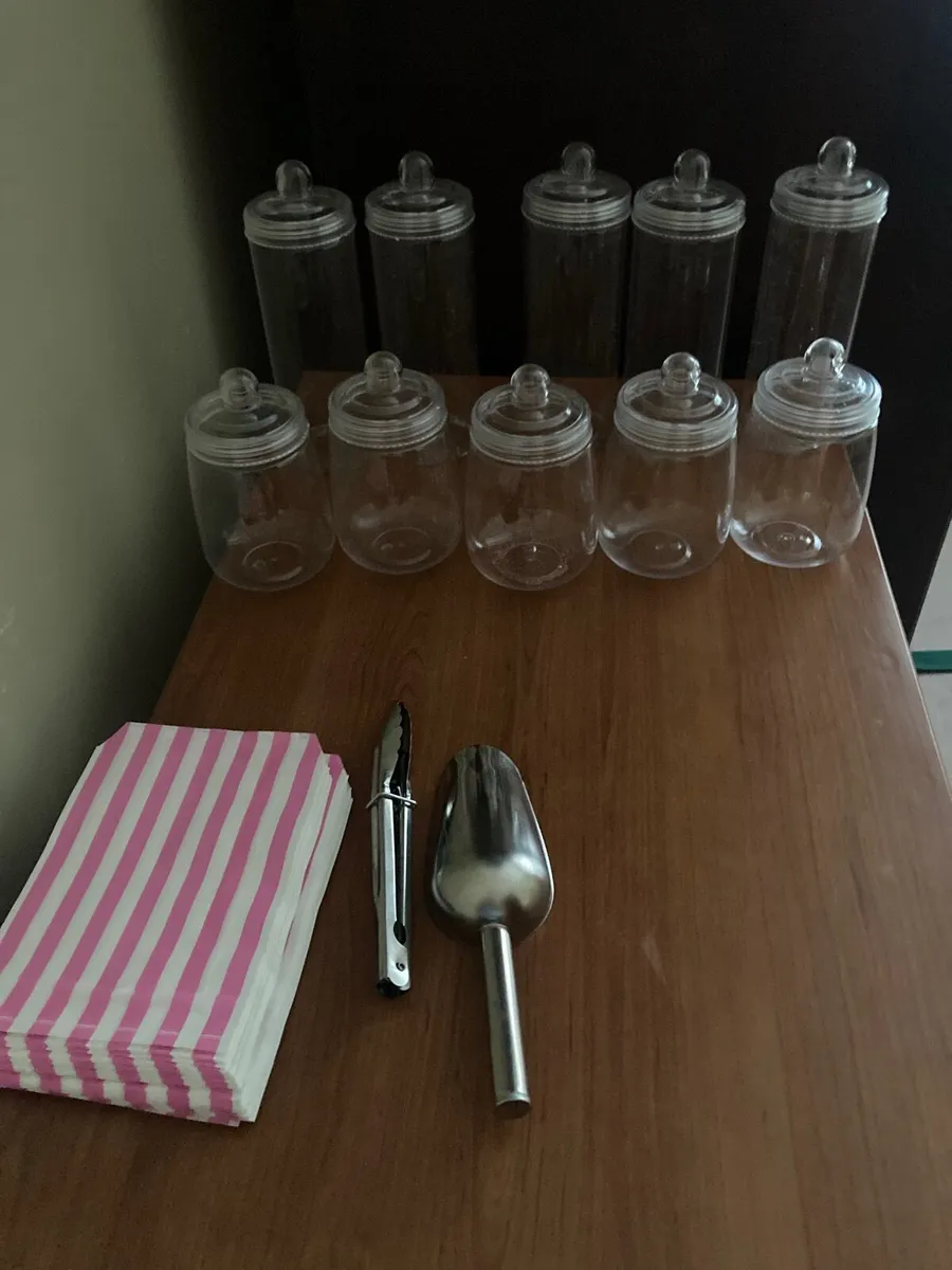 Sweet jars for wedding