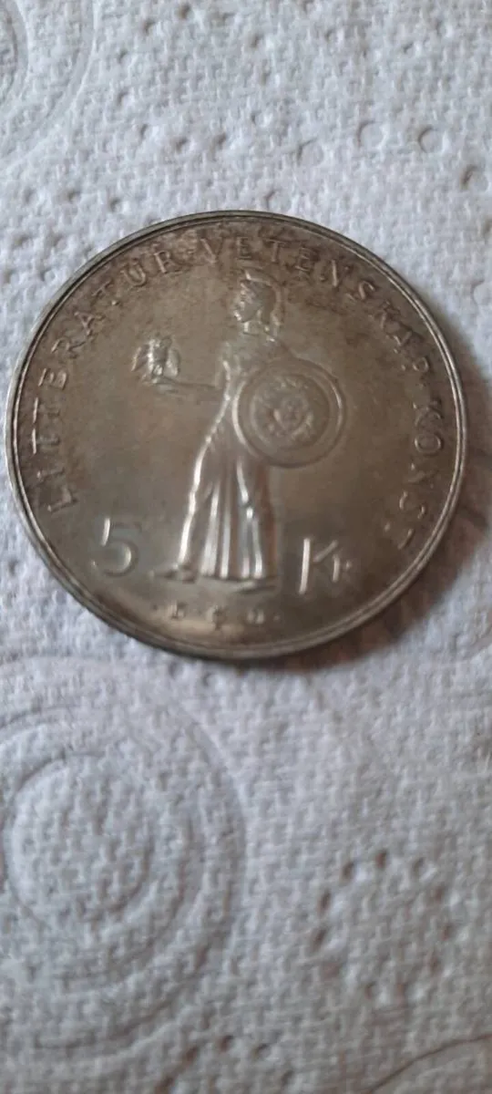 1962 Swedish 5 kr Coin - Image 2