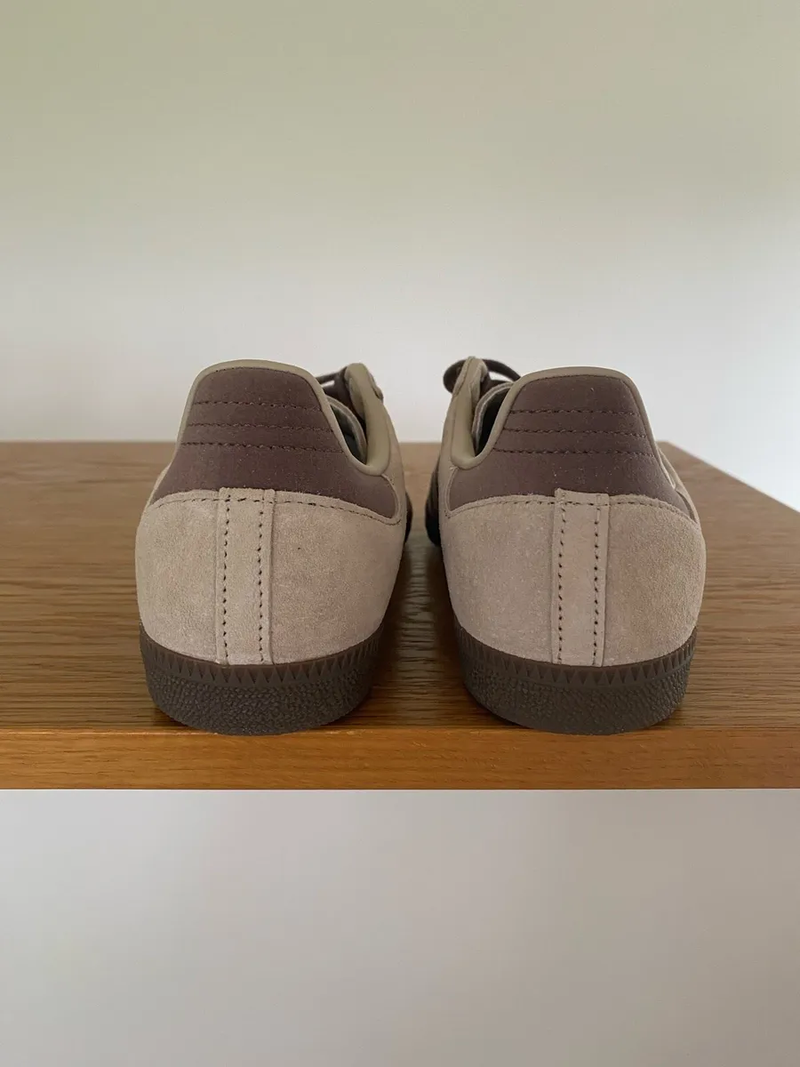 Adidas Samba Originals UK6 Brown / Cream - Image 3