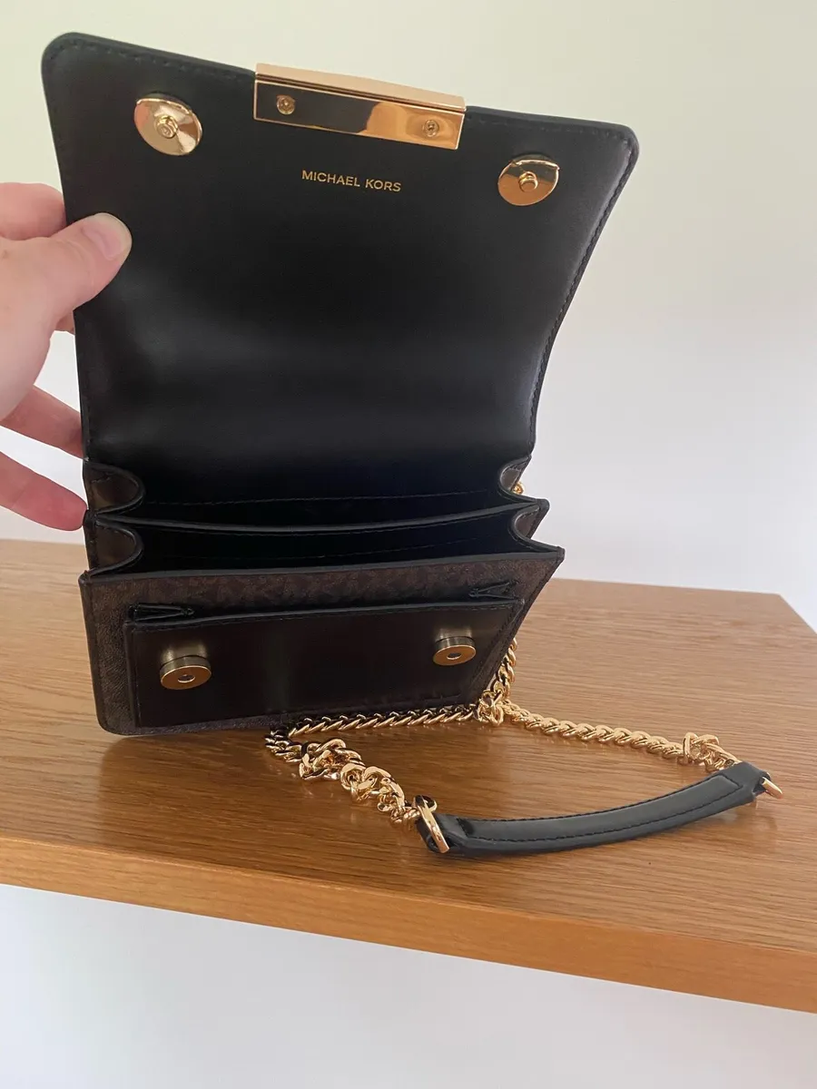 Michael Kors Small Crossbody Black / Brown - Image 3