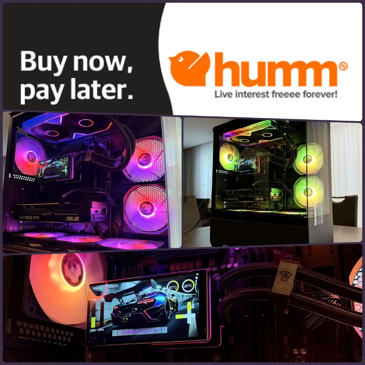 Gaming Ryzen 7 7800X3D, RTX 5070, 32GB DDR5 - Image 1