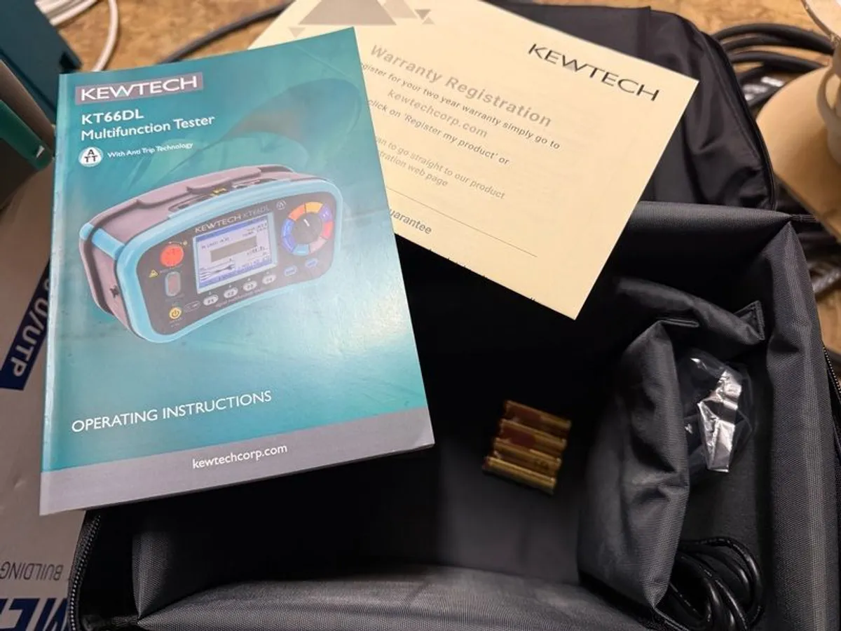 Kewtech multifunction tester KT66DL - Image 4