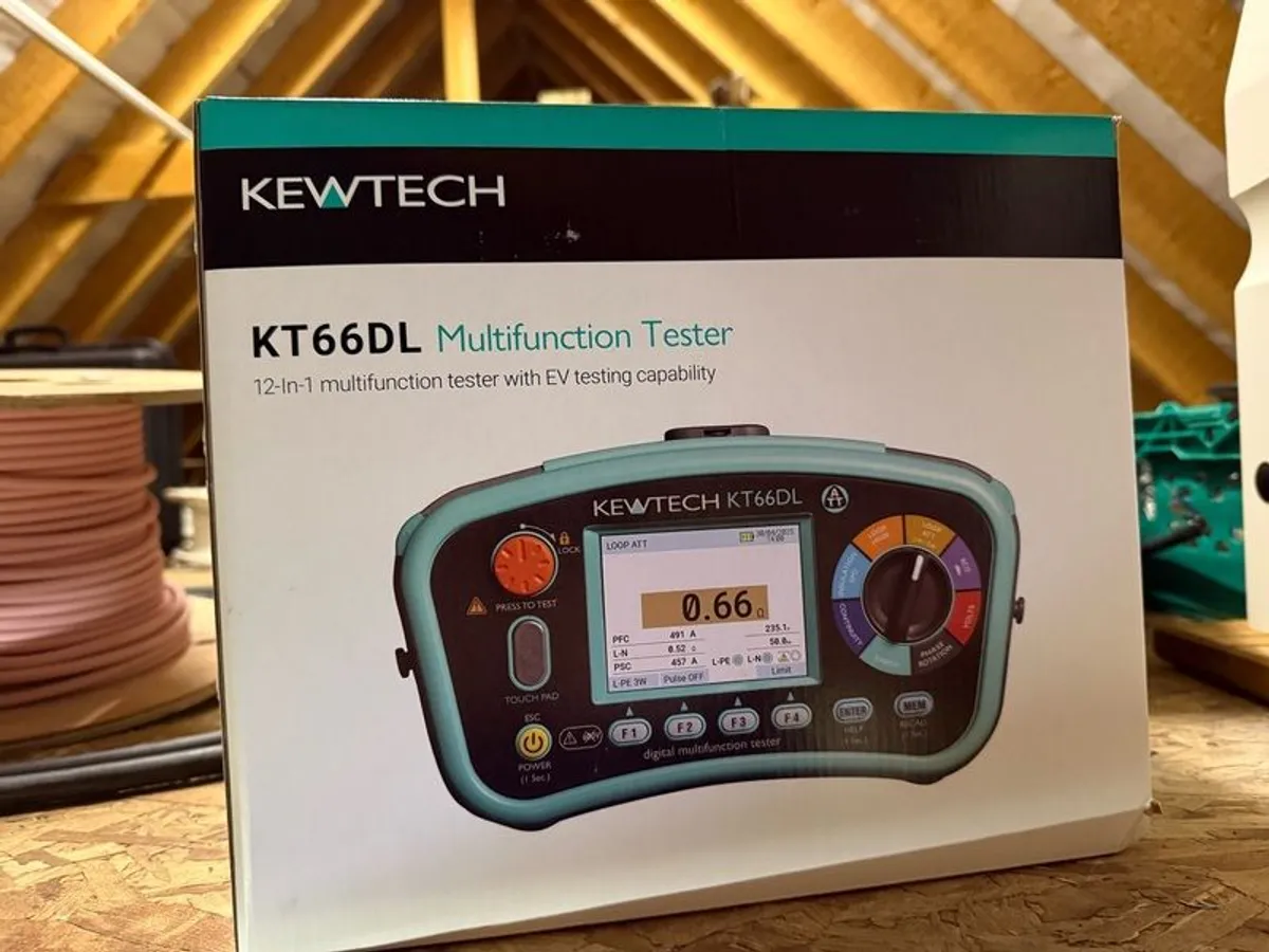 Kewtech multifunction tester KT66DL - Image 1