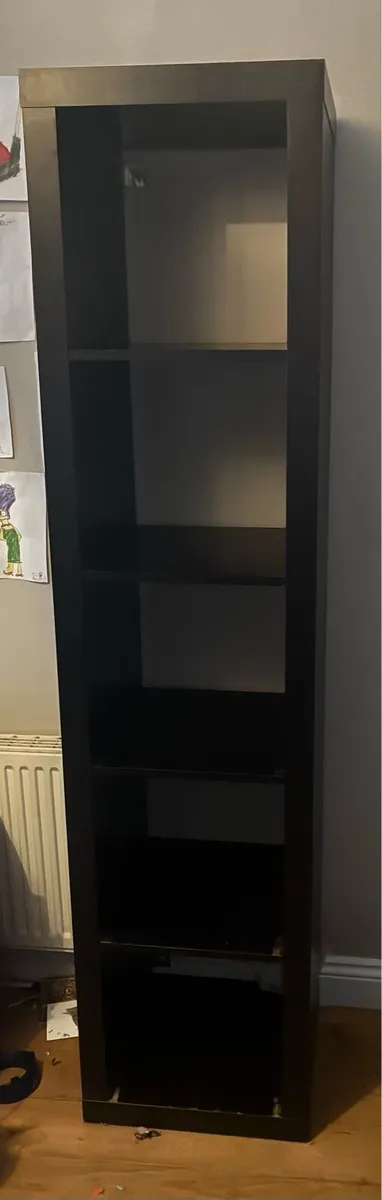2 x IKEA EXPEDIT 1×5 Matching Shelving Units - Image 1