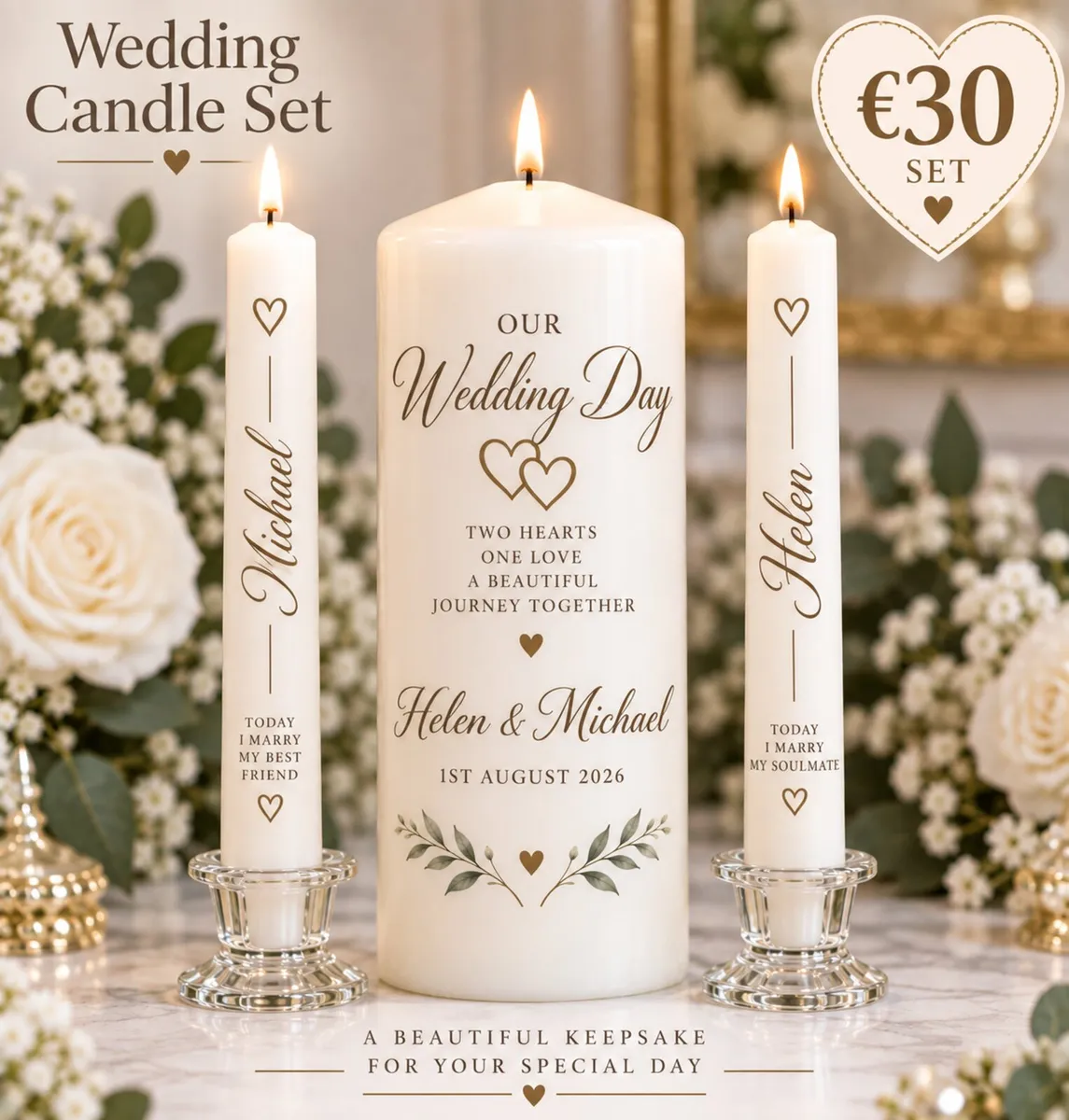 Personalised candles, pjs, prints, hospital sets - Image 2