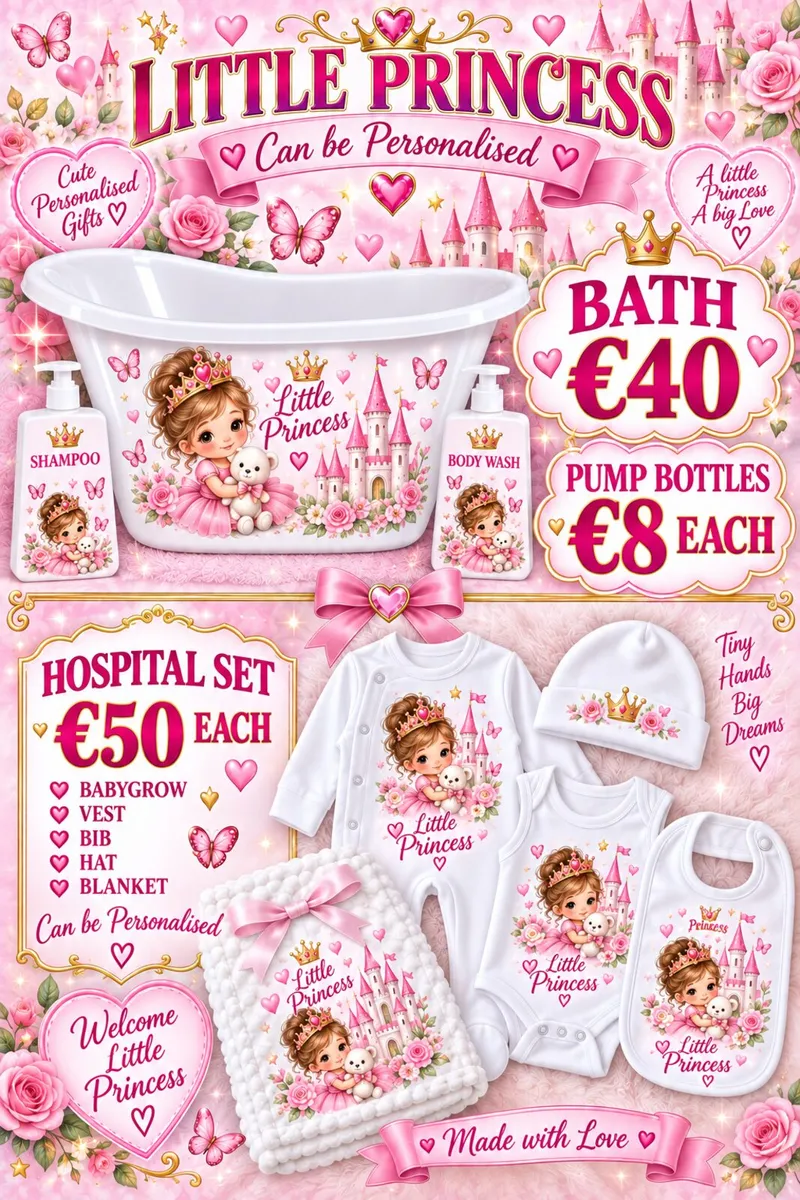 Personalised candles, pjs, prints, hospital sets - Image 3
