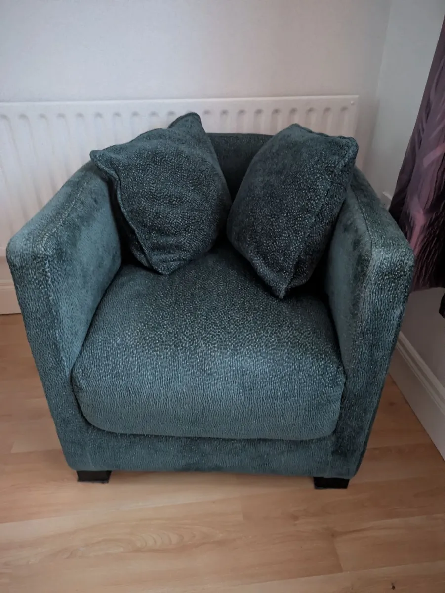 Armchair - Forest Green - Image 1