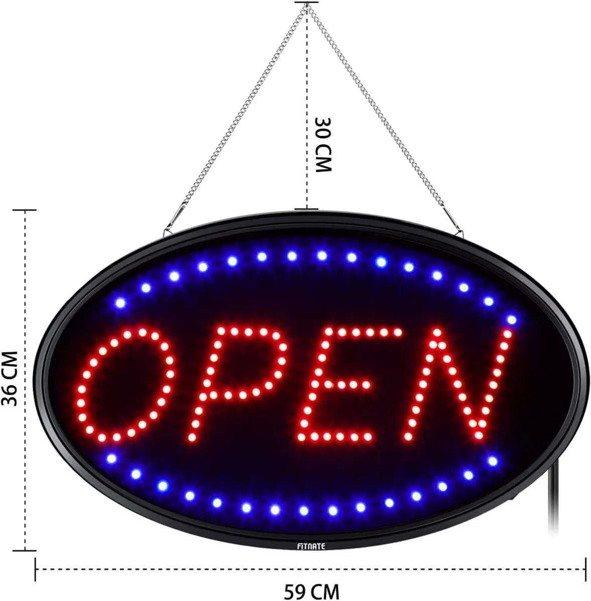 LED Open Sign Flashing and Steady Light Board - Image 3