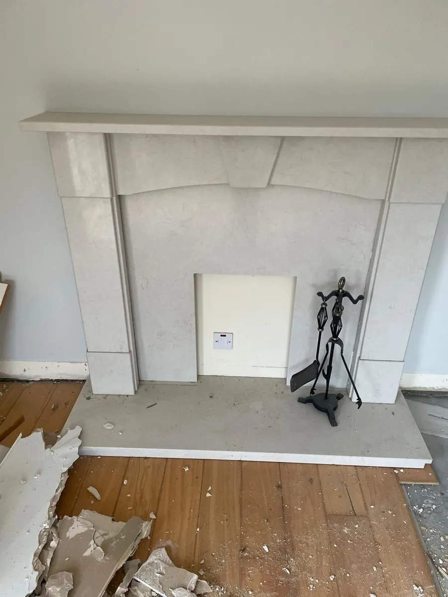 Marble Fireplace Mantle & Surround