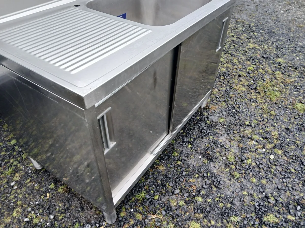 Staneless steel cabbinet sink unit complete - Image 2