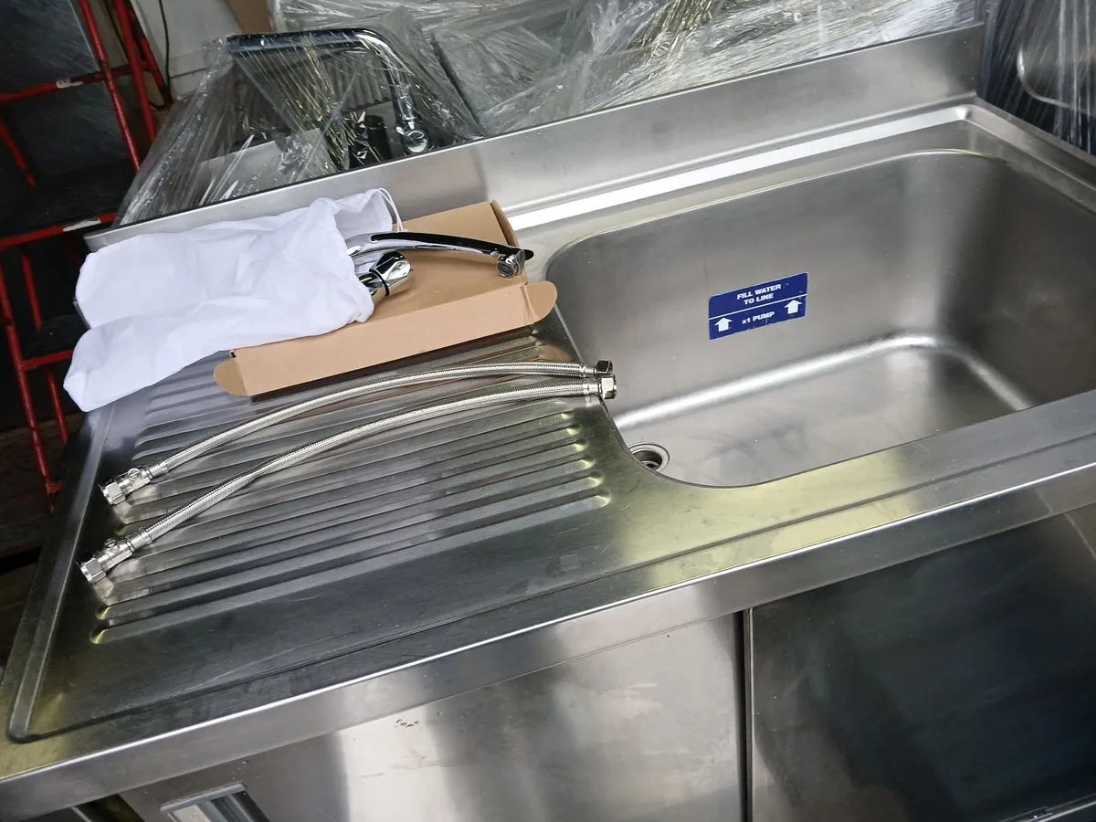 Staneless steel cabbinet sink unit complete - Image 4