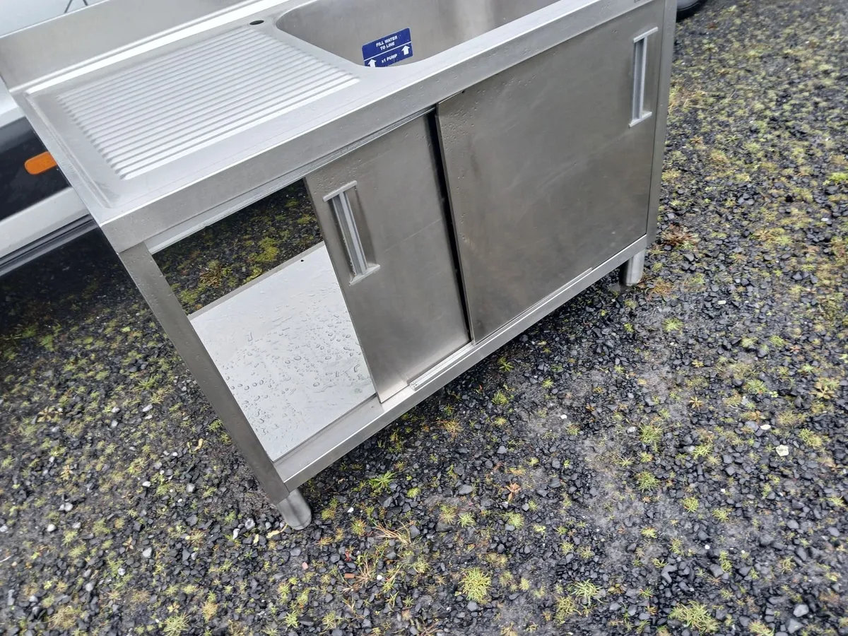 Staneless steel cabbinet sink unit complete - Image 3