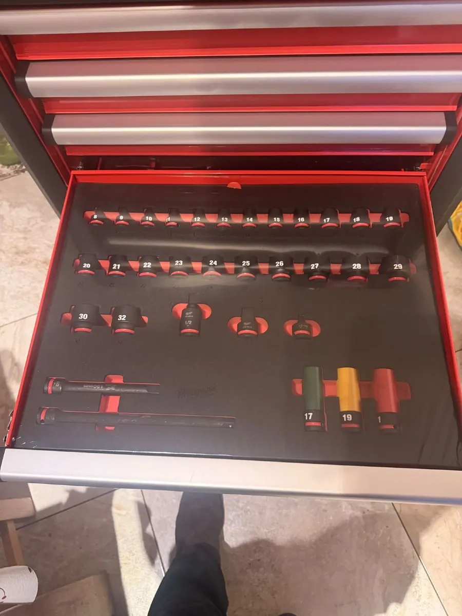 Milwaukee 227- piece Roller cabinet  tool set - Image 1