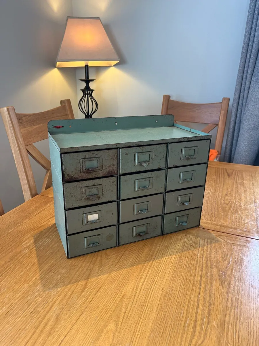 Vintage Industrial Bank Of Drawers - Image 1