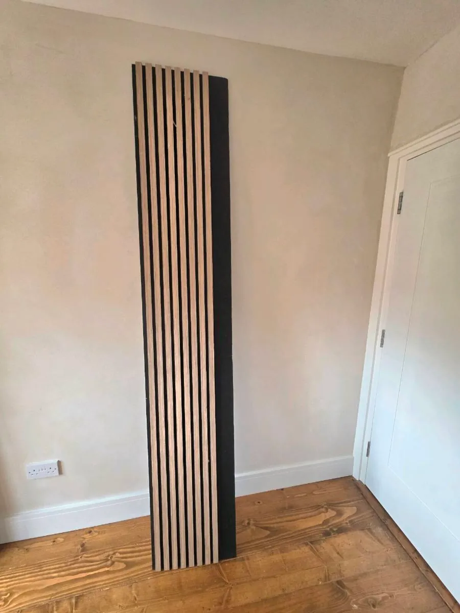 Woodies Light Oak Acoustic Slat Wall Panel234x42cm - Image 1