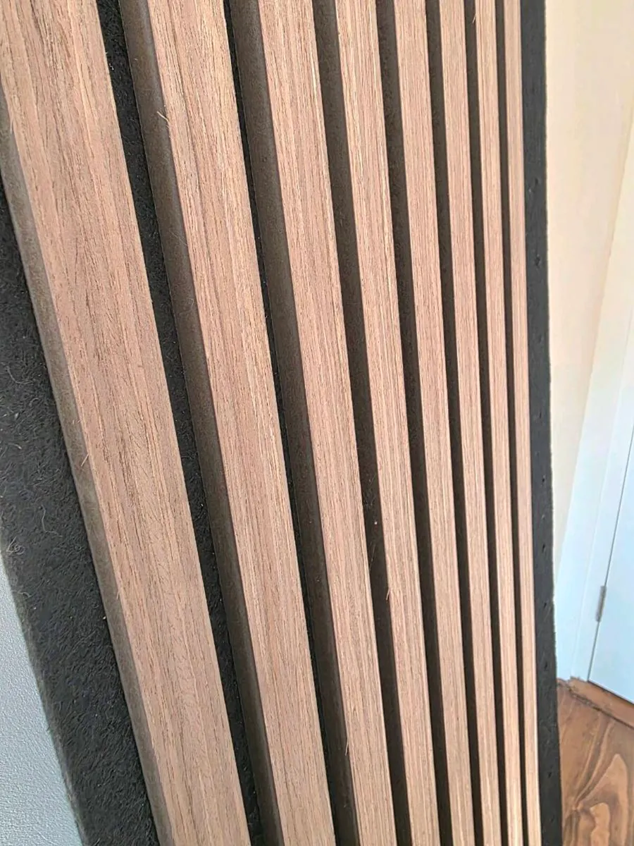 Woodies Light Oak Acoustic Slat Wall Panel234x42cm - Image 2