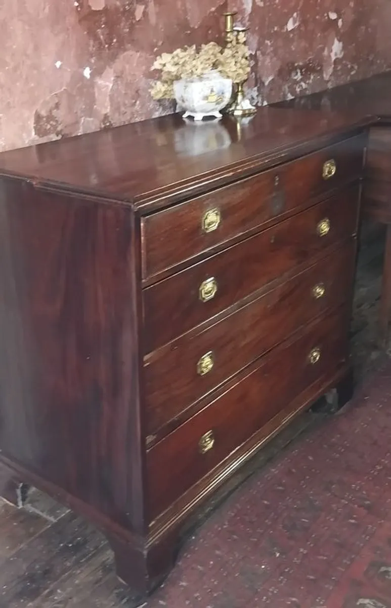 George IV mahogany Chest of Drawers - Image 3