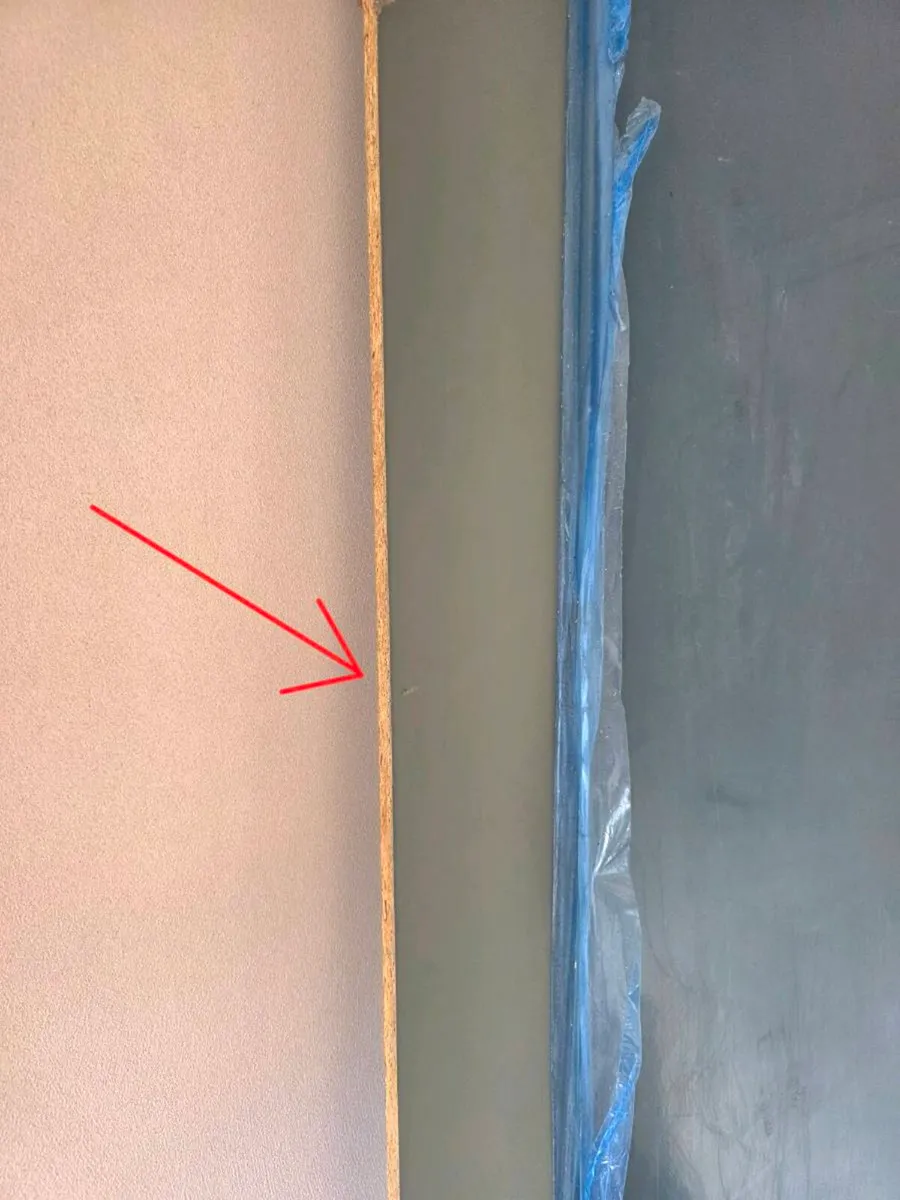IKEA BODARP Grey-Green Cover Panel 230x56cm - Image 4