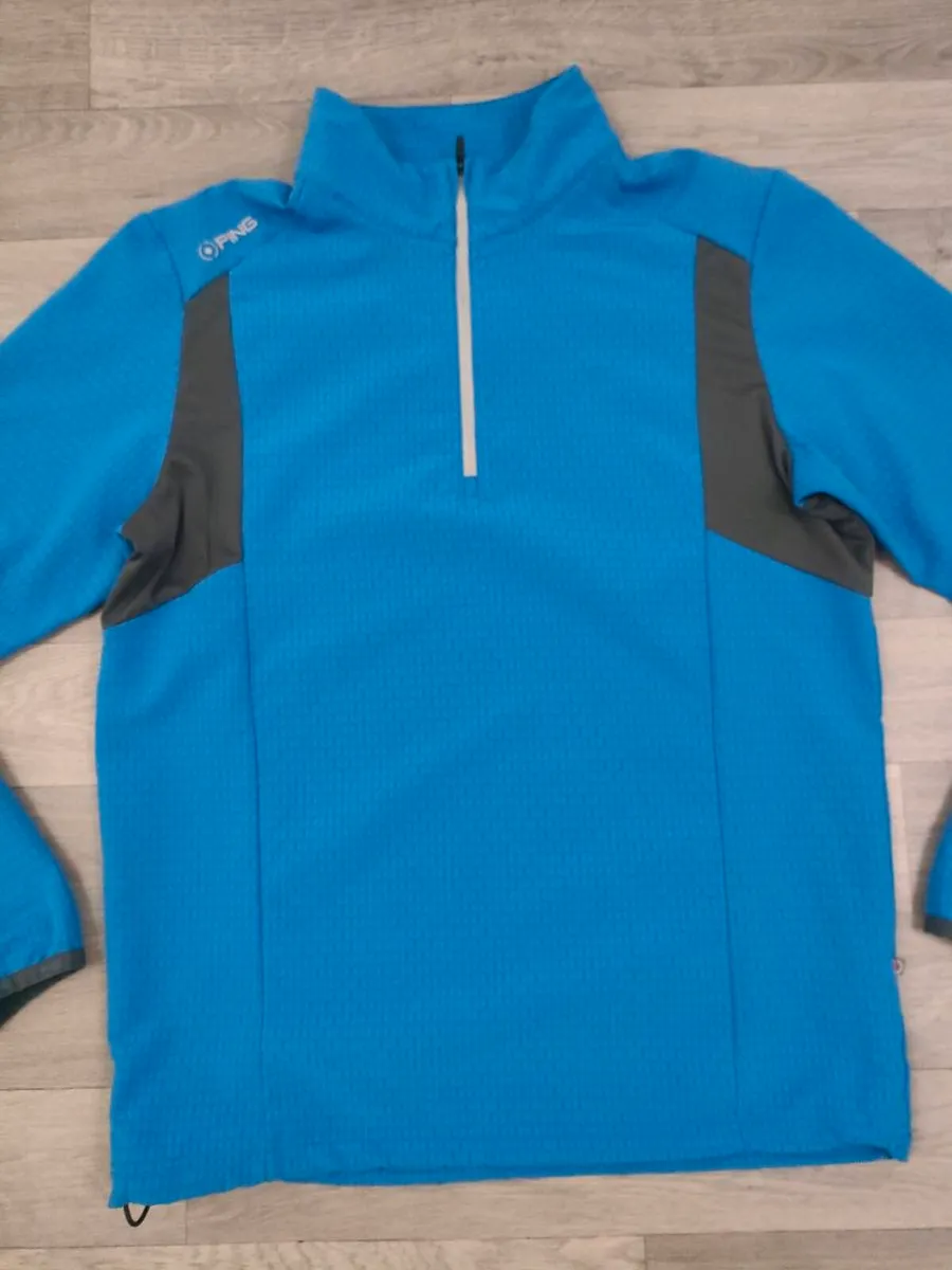 Ping Half ZIP Golf Jumper Mens Medium - Image 2