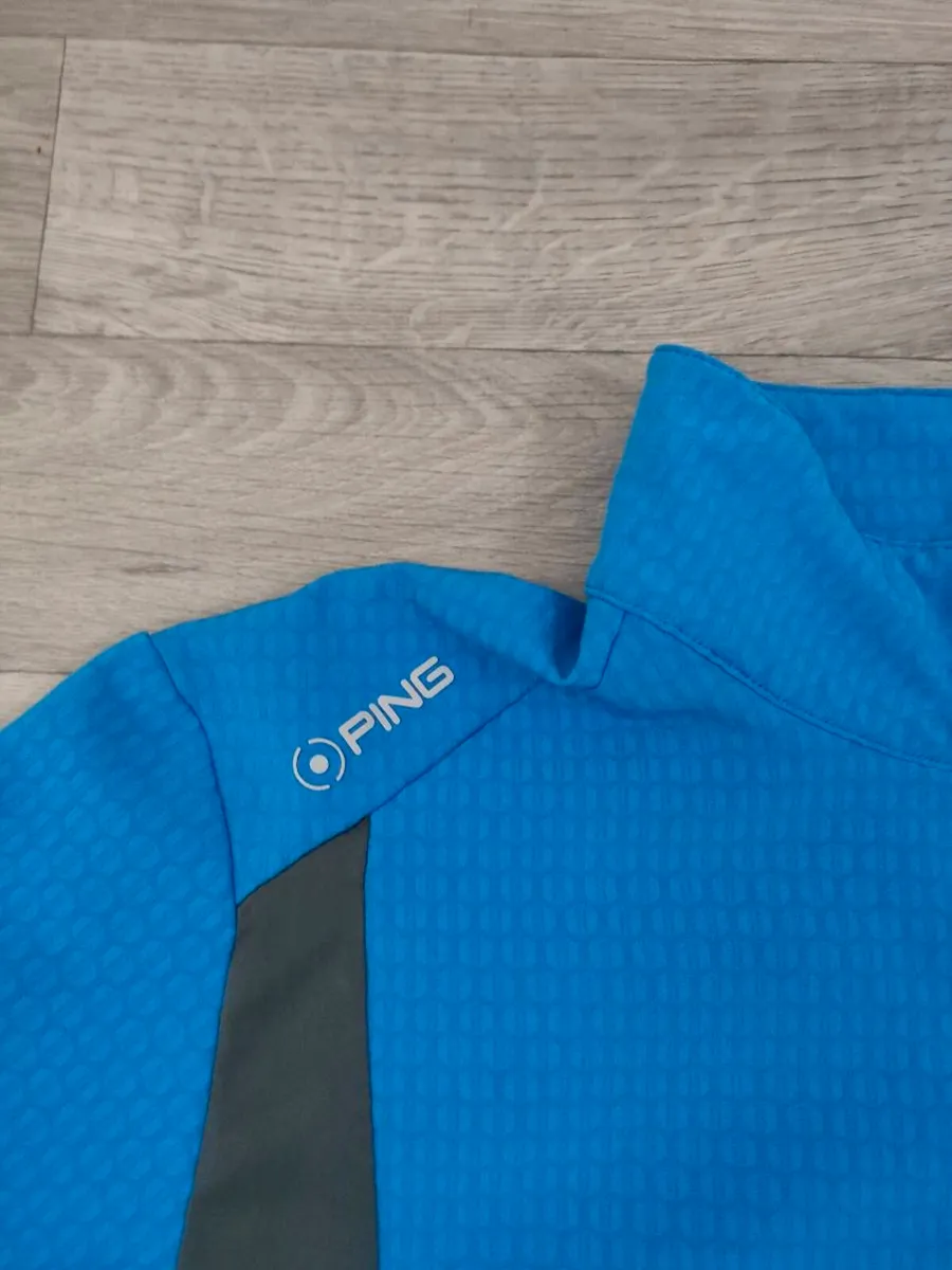 Ping Half ZIP Golf Jumper Mens Medium - Image 4