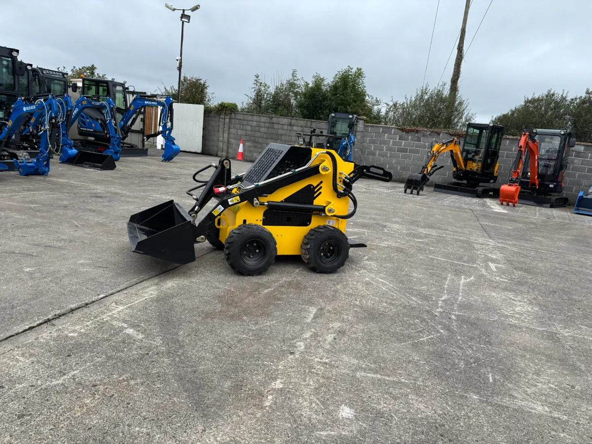 Deleno S360 Stand on Mini Skid Steer - Image 1