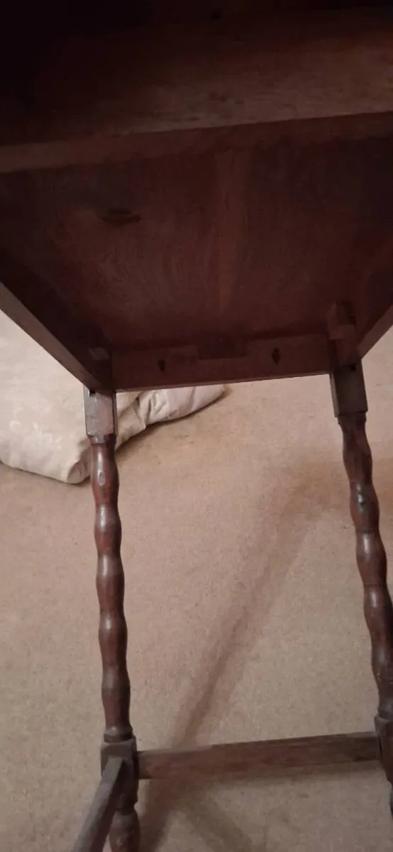 Vintage antique side table - Image 3