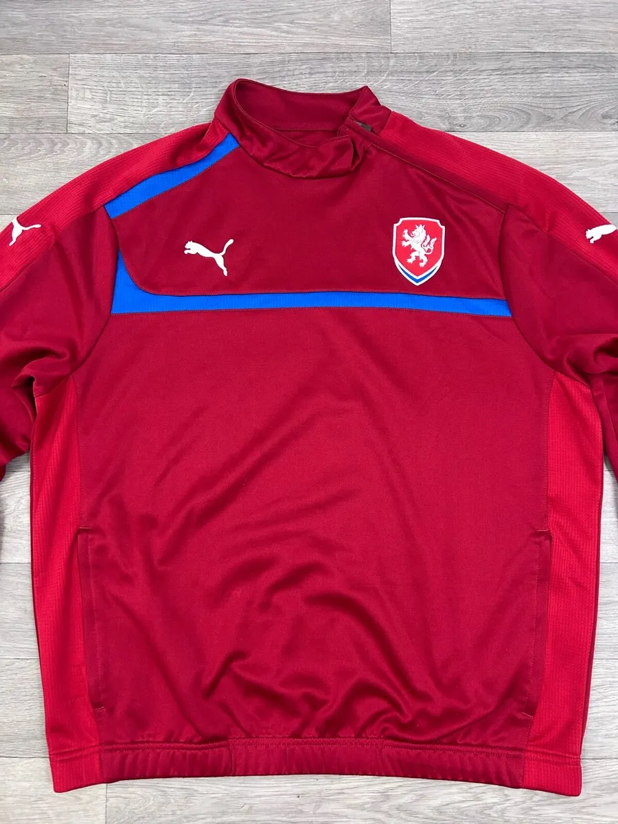 Vintage Y2K Puma Czech Republic Sweatshirt Mens XL - Image 2