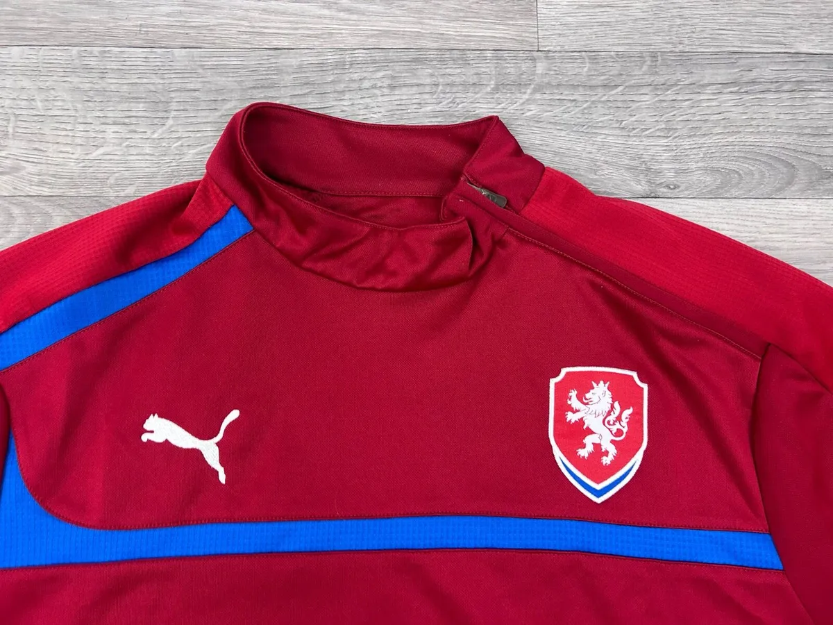 Vintage Y2K Puma Czech Republic Sweatshirt Mens XL - Image 3