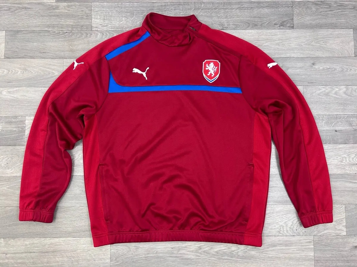 Vintage Y2K Puma Czech Republic Sweatshirt Mens XL - Image 1